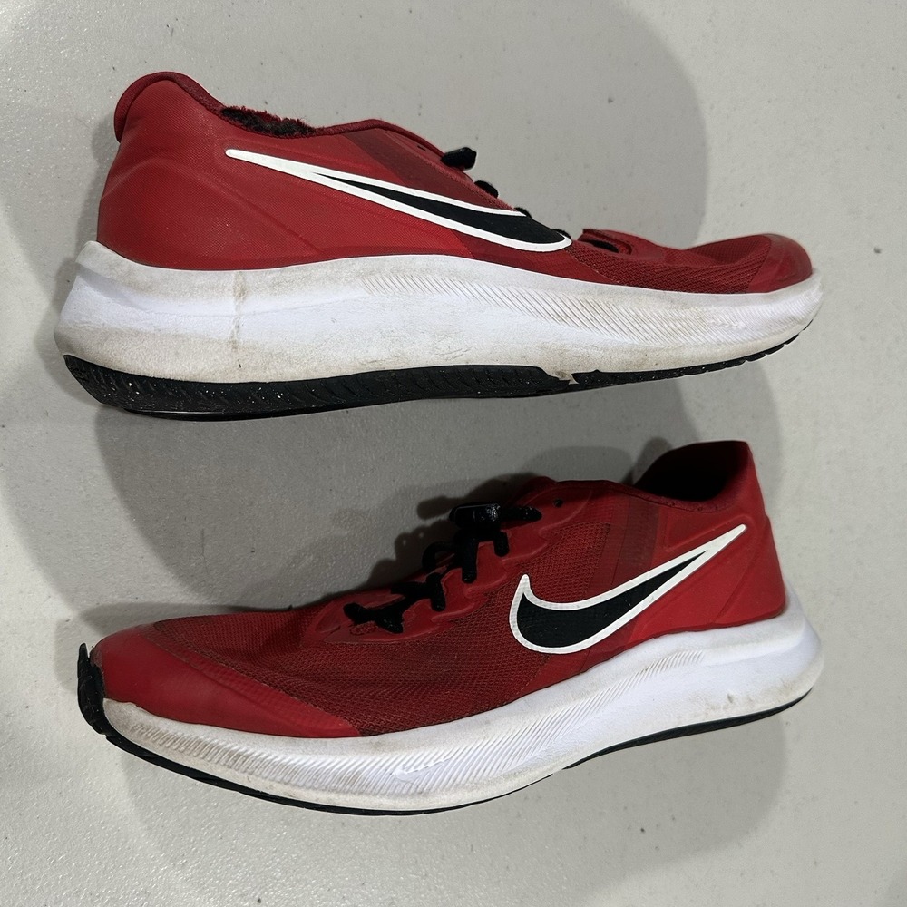 Nike Footwear Nike Star Runner Shoes Red White Black Size 7Y
